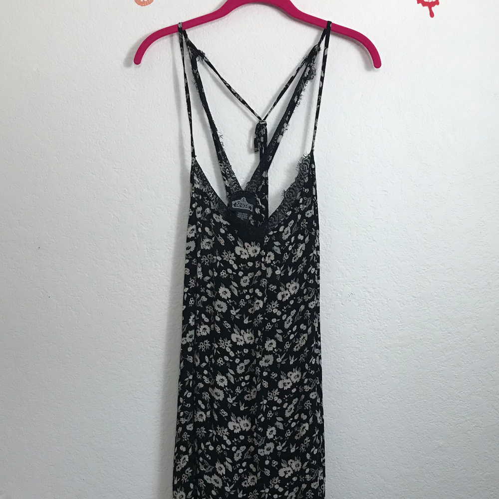 Angie sun black lace at the neck